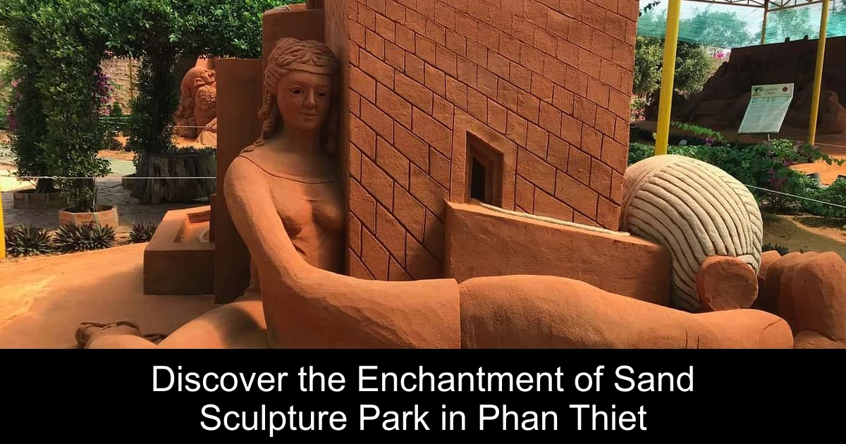 Discover the Enchantment of Sand Sculpture Park in Phan Thiet