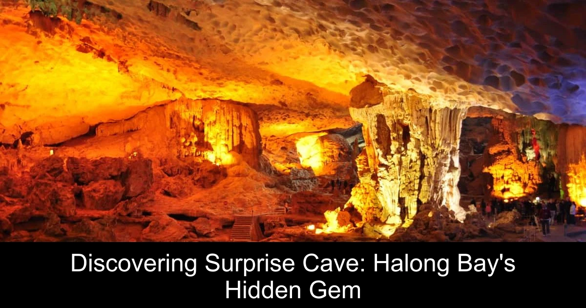 Discovering Surprise Cave: Halong Bay's Hidden Gem