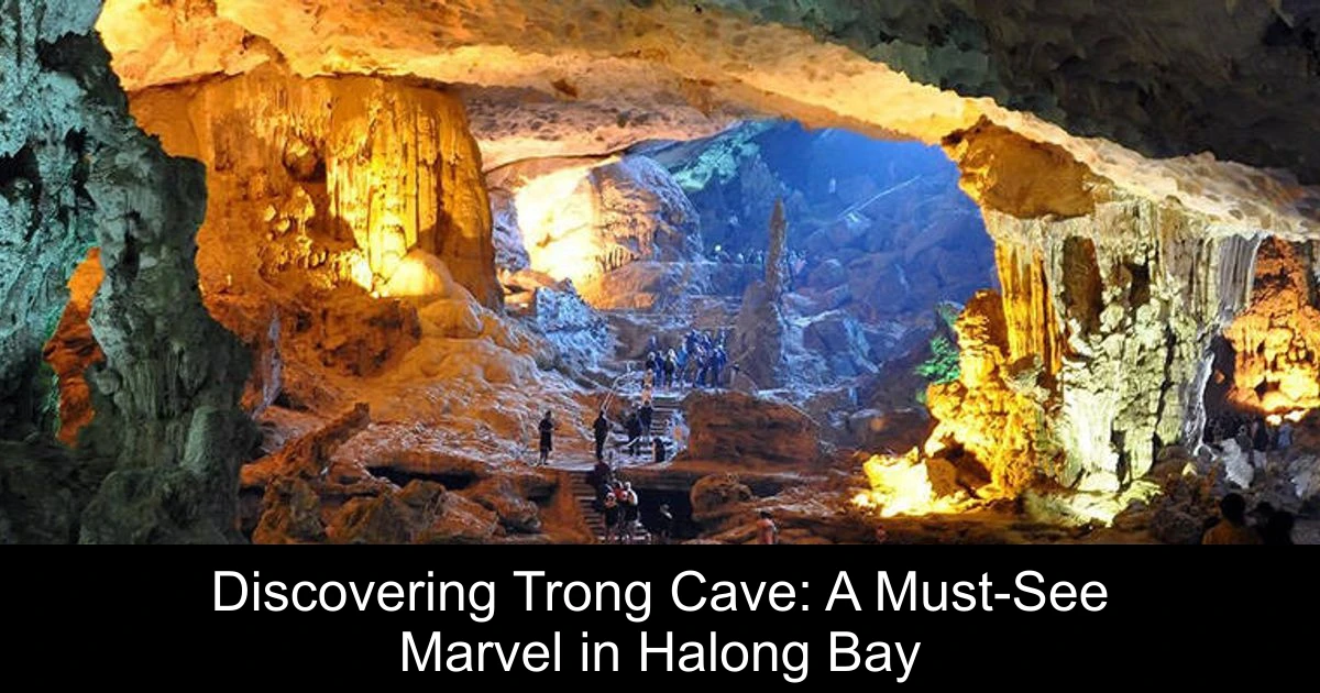 Discovering Trong Cave: A Must-See Marvel in Halong Bay