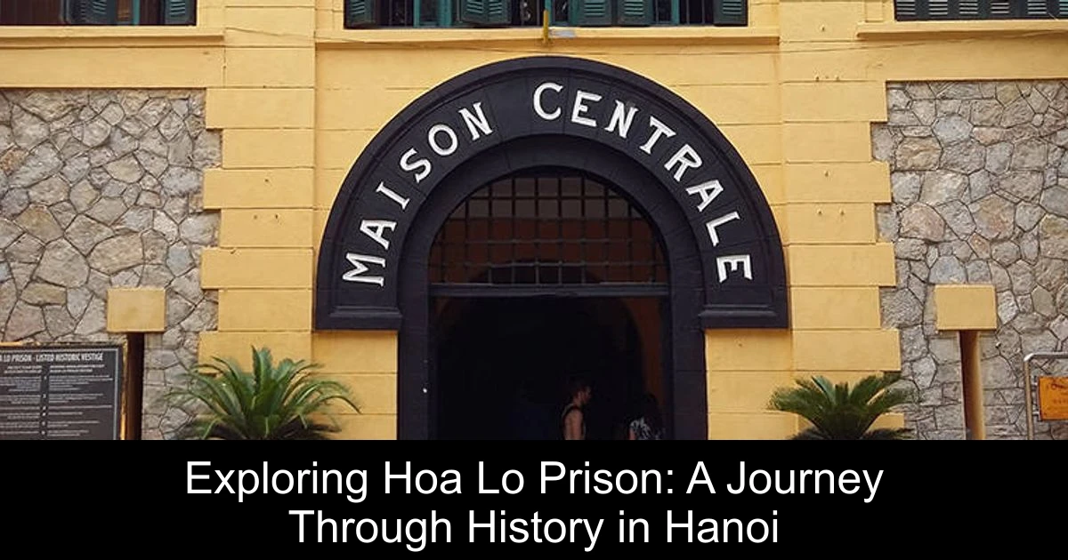 Exploring Hoa Lo Prison: A Journey Through History in Hanoi