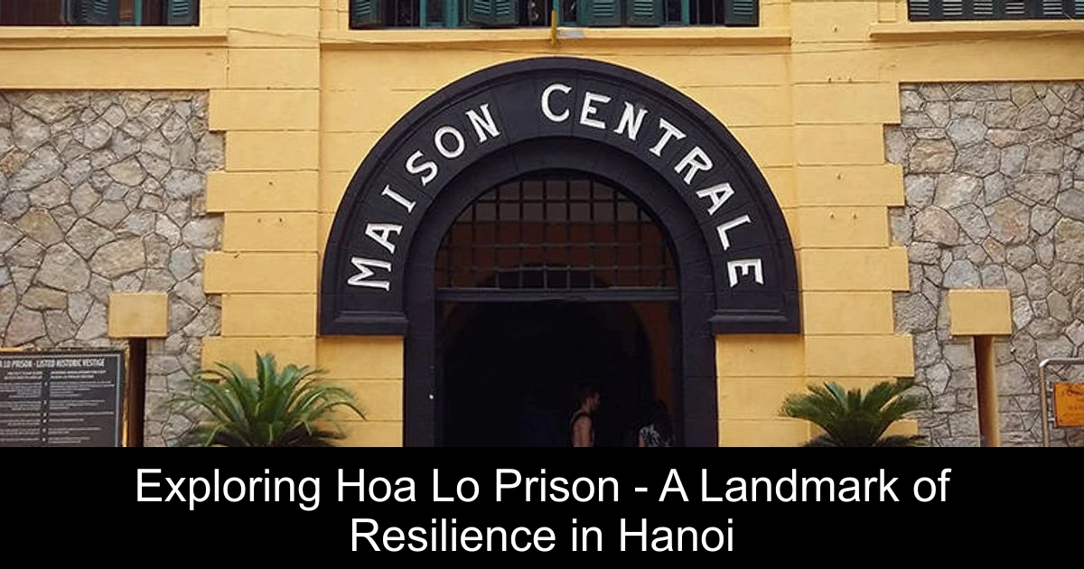 Exploring Hoa Lo Prison - A Landmark of Resilience in Hanoi