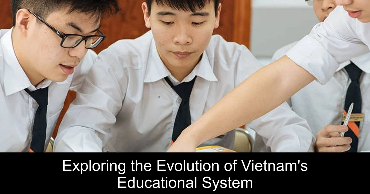 Exploring the Evolution of Vietnam's Educational System