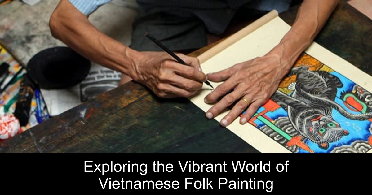 Exploring the Vibrant World of Vietnamese Folk Painting