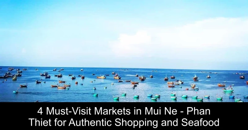 4 Must-Visit Markets in Mui Ne - Phan Thiet for Authentic Shopping and Seafood