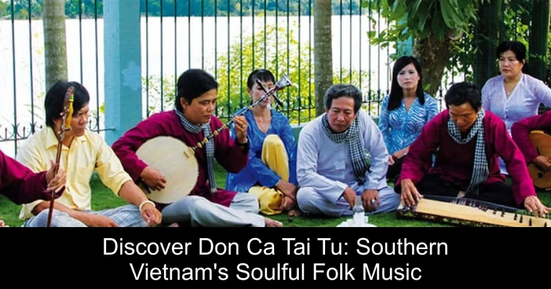 Discover Don Ca Tai Tu: Southern Vietnam's Soulful Folk Music