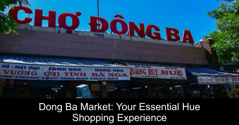 Dong Ba Market: Your Essential Hue Shopping Experience