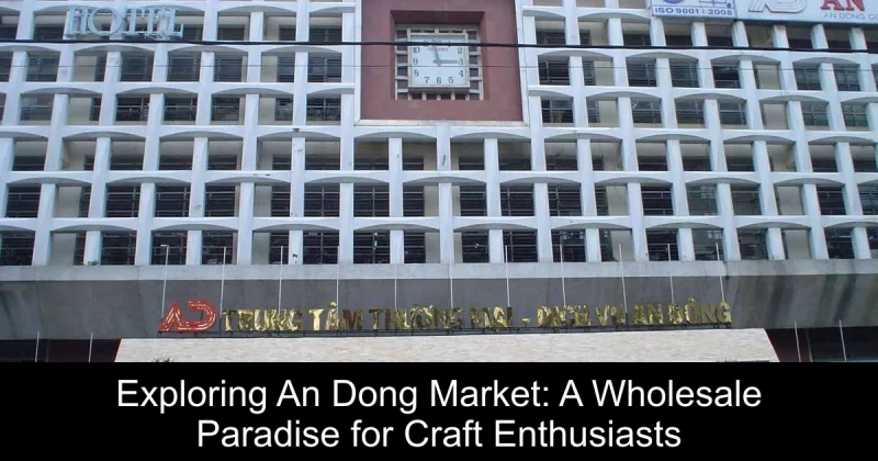 Exploring An Dong Market: A Wholesale Paradise for Craft Enthusiasts