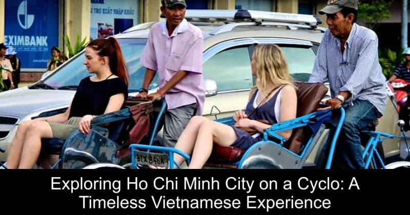 Exploring Ho Chi Minh City on a Cyclo: A Timeless Vietnamese Experience