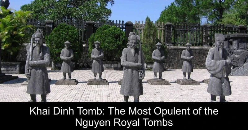 Khai Dinh Tomb: The Most Opulent of the Nguyen Royal Tombs