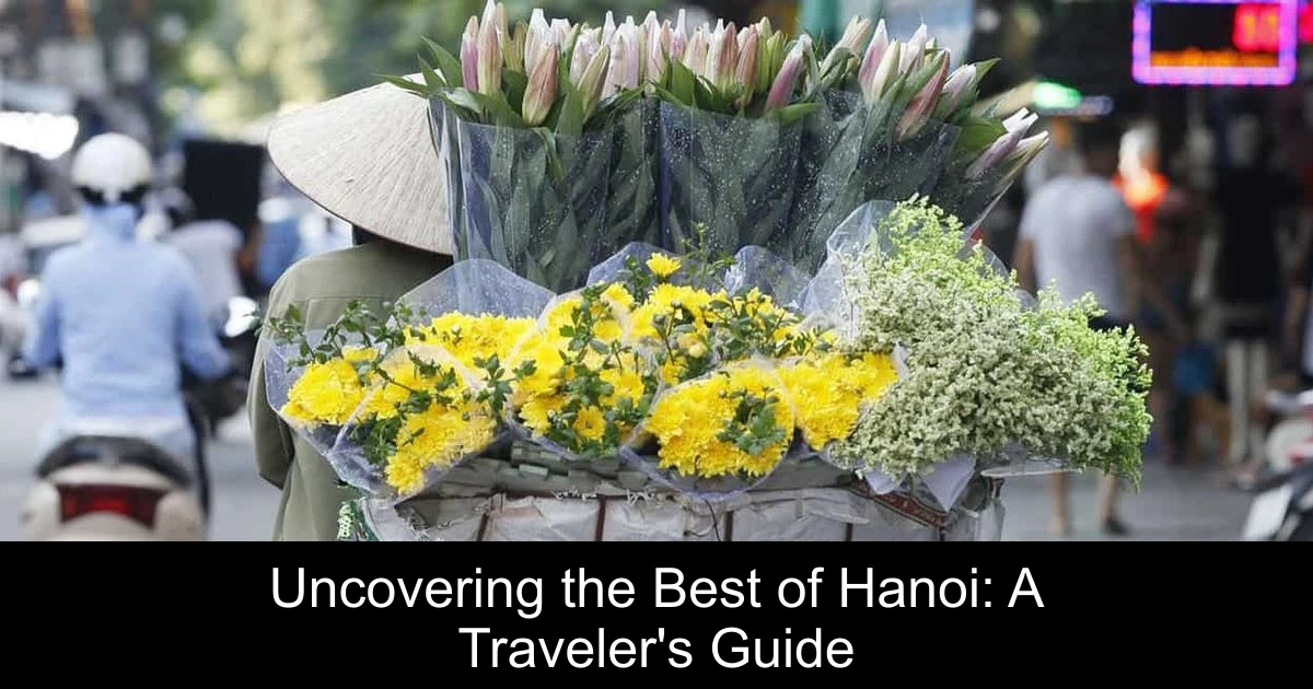 Uncovering the Best of Hanoi: A Traveler's Guide