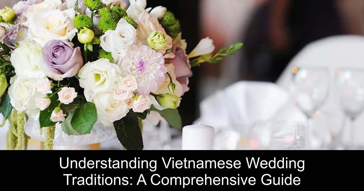 Understanding Vietnamese Wedding Traditions: A Comprehensive Guide